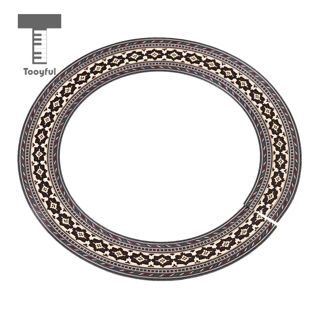 Tooyful 41'' Guitar Sound Hole Decal Soundhole Sticker Circle for Acoustic Guitar 3x