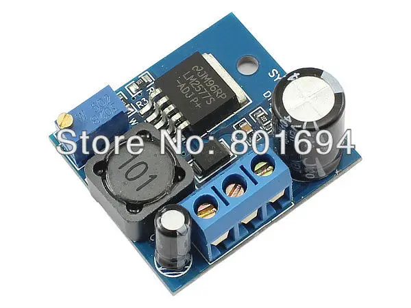 

Mini DC-DC 3.7V-34V 3A Boost Converter Step-Up Voltage Regulator Power Supply Module LM2577