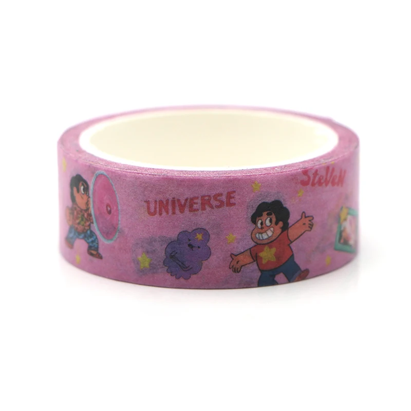 

Steven Universe Washi Tape for Wraping Scrapbooking and Craft Sticky Adhesive Paper Masking Tape Printed Patterns stickers E0612