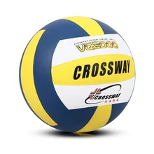 CROSSWAY – balle de Volley-Ball en Fiber super fine, taille 5 officielle, toucher doux, entraînement à la compétition intérieure, plage