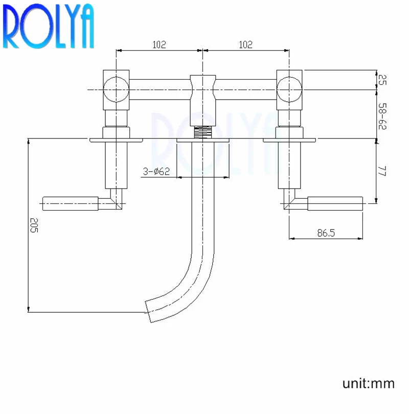 ROLYA Wall Mounted Basin Faucets03