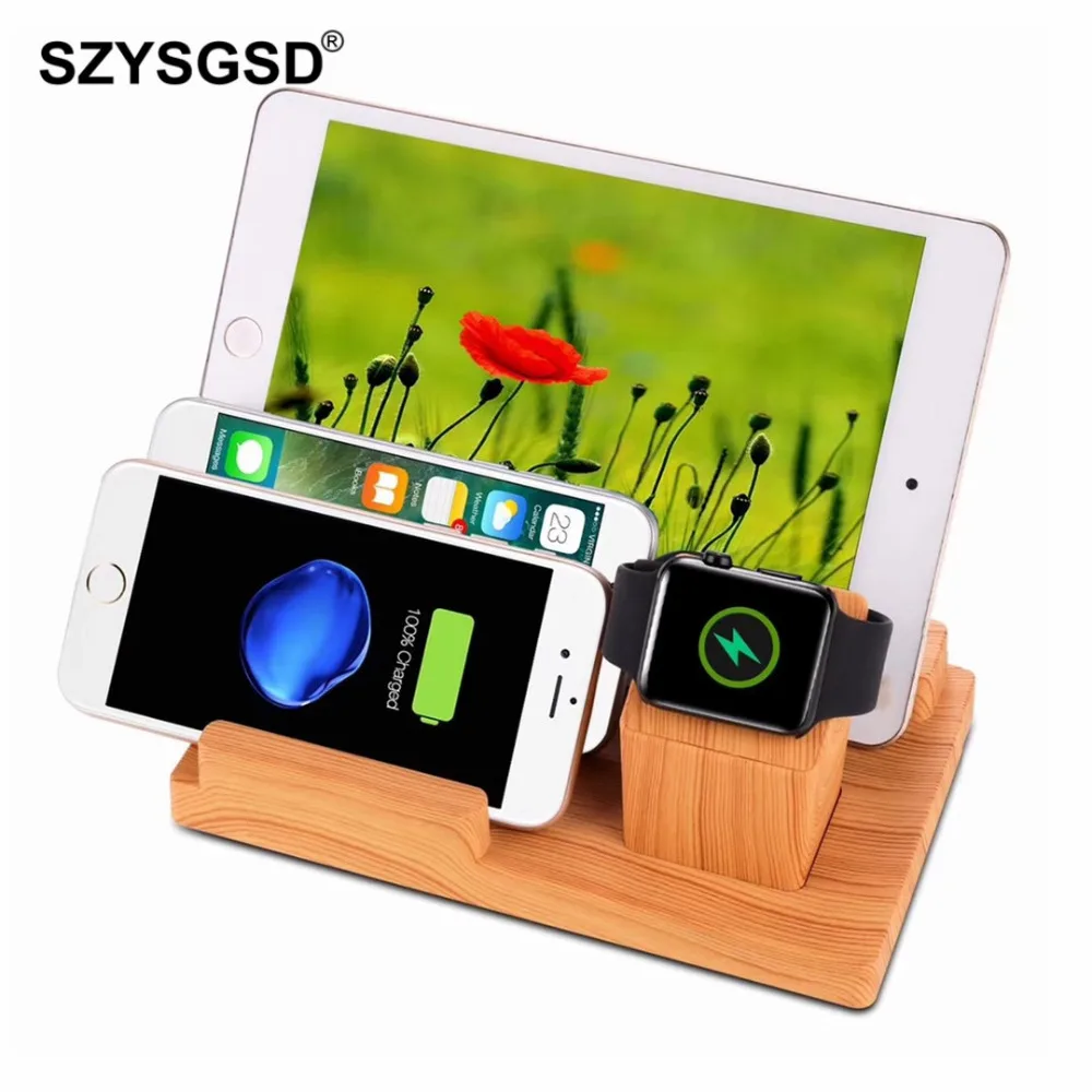 SZYSGSD мульти зарядное устройство для iPhone X Xs 7 6 6s 5s Зарядное Док станция Apple watch 4 3 2