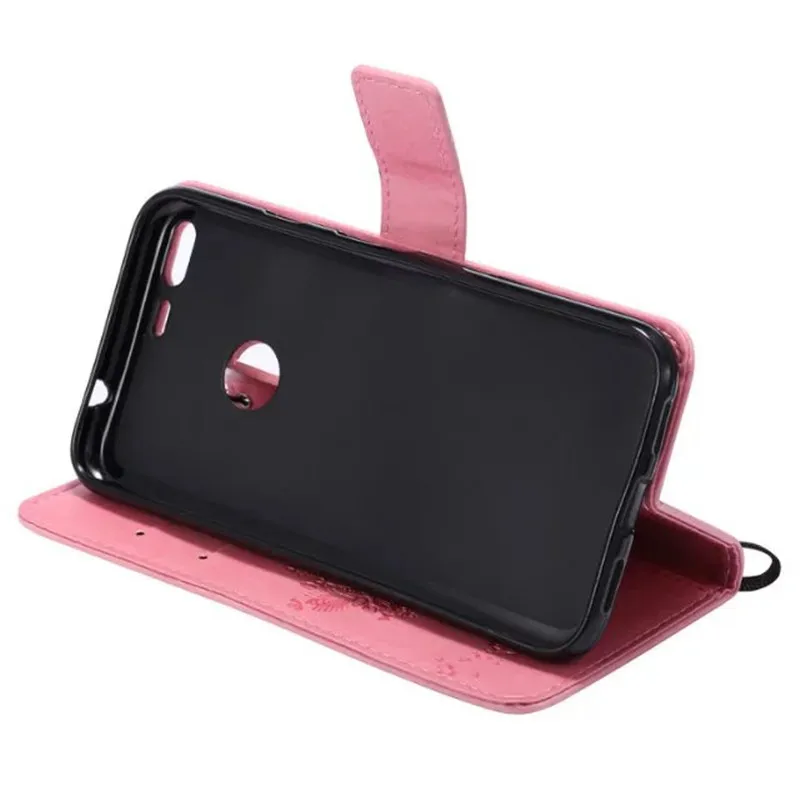 Для Google Pixel XL Coque Капа Кот дерево 3D тиснением кожи Стенд Книга Флип Бумажник PU