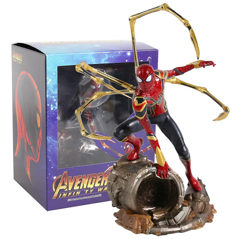 Ceny Iron Studios Marvel Iron Spider Spiderman 1 10 skala PVC figurka model kolekcjonerski Toy