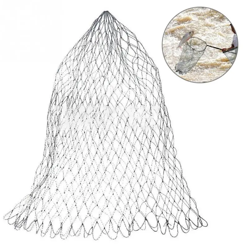 

Nylon Fishing Nets fishing trackle Collapsible Rhombus Mesh Hole 3Sizes Depth Folding Dip Net