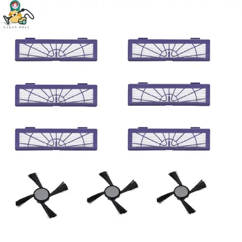 

9-Pack CLEAN DOLL Neato Botvac filter HEPA side brush for vacuum cleaner Neato Botvac 70e 75 80 85 D75 D80 D85 D3 D5 brushes