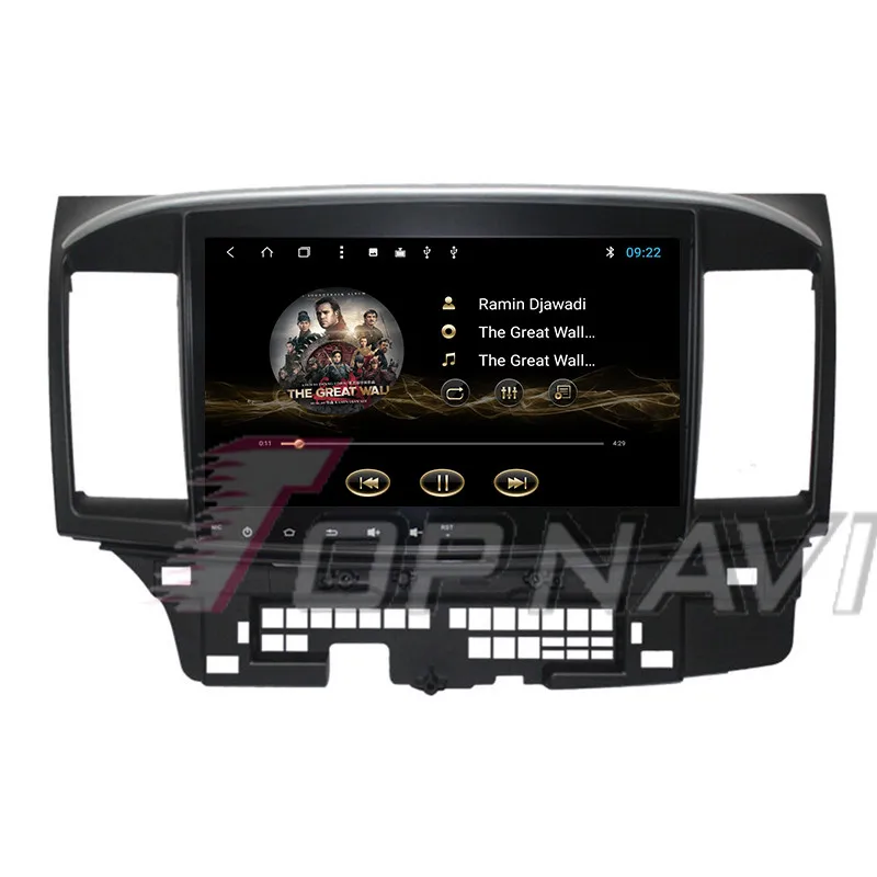 Excellent 2 Din Android 8.1 10.1 Inch Car GPS Navigation Multimedia player For Mitsubishi Lancer EX 2010 2011 2012 2013 2014 -2016 Stereo 3