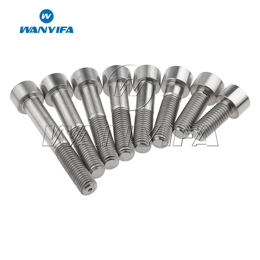 Титановый "Wanyifa" Болт M10x 25 30 35, 40 45 50 55 60 70 мм 1,5 шаг с квадратным носком; с внутренним шестигранником для мотоцикла модификации