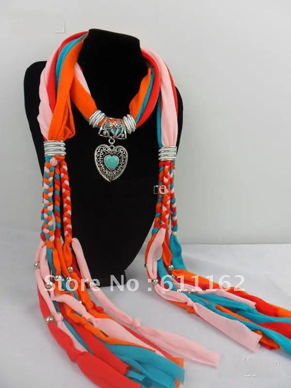 Хит 2013, голубой шарф для девочек, ювелирное ожерелье с подвеской, женские мягкие шарфы, ювелирные изделия, смешанный дизайн, быстрая