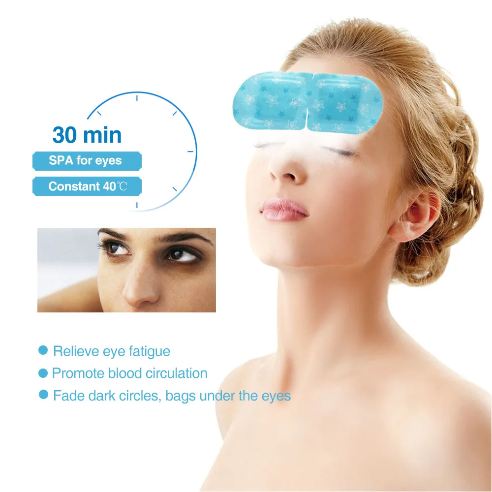 5 шт./кор. Eye Care Паровая маска для глаз теплые тени век улучшить качество