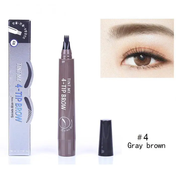 Microblading бровей ручка вилка кончик длительный водонепроницаемый макияж для женщин леди OA66