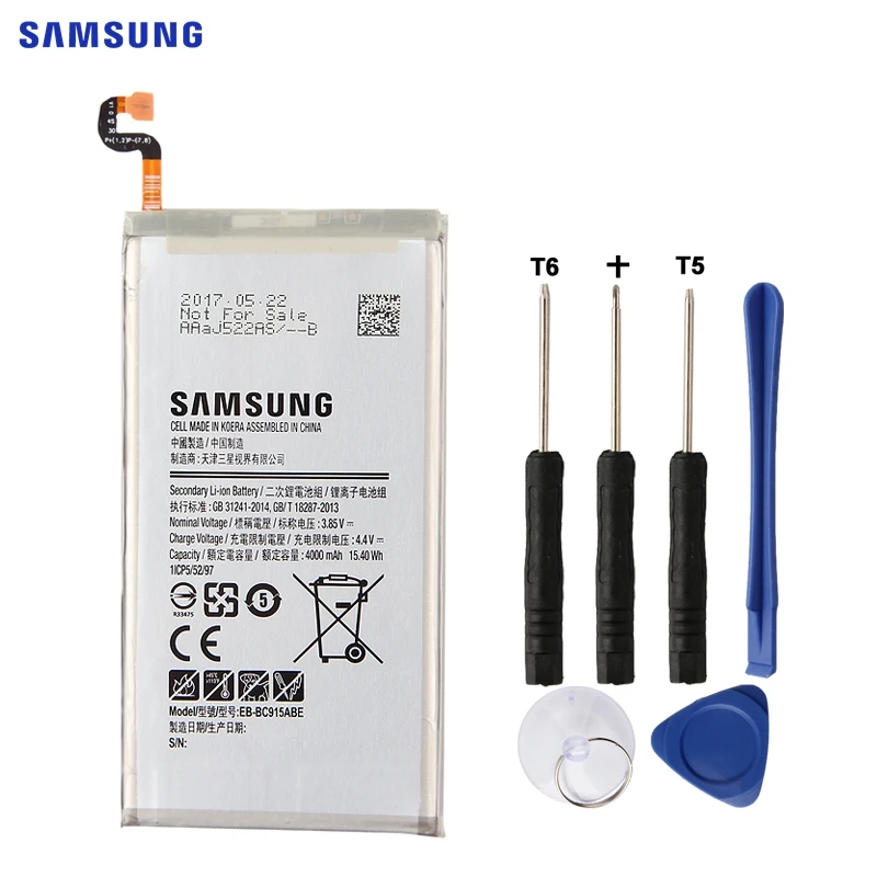 

SAMSUNG Original Replacement Battery EB-BC915ABE for Samsung GALAXY C10 C9150 4000mAh Mobile Phone Battery