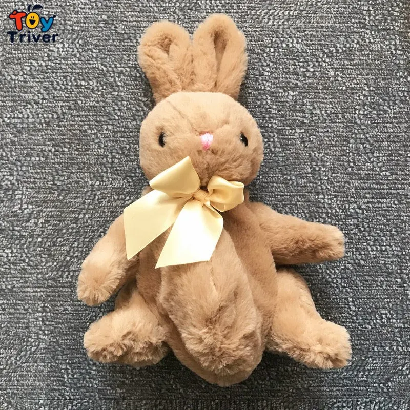 Kawai кролик сумка Лолита мягкая плюшевая игрушка кукла на одно плечо портативная жемчужная цепь сумка в подарок на день рождения Triver Прямая - Цвет: brown