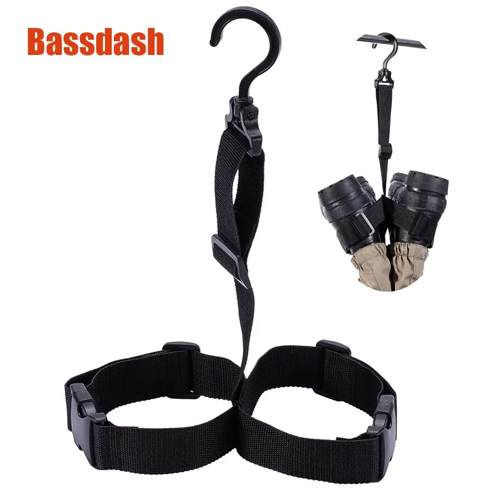 

Bassdash Fishing Wader Boot Hanger Adjustable Strap for Storage Drying
