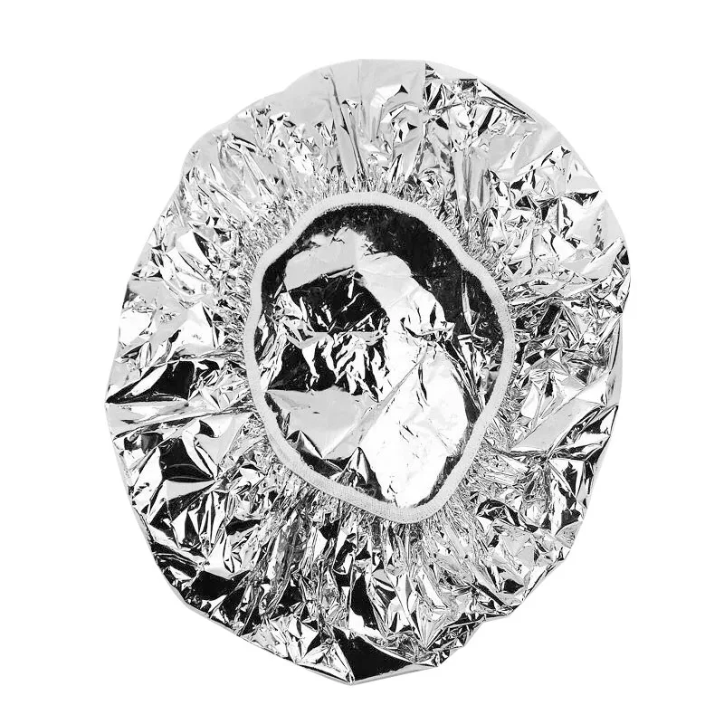 1 шт одноразовая алюминиевая фольга крышка водонепроницаемый Салон эластичное масло для волос крышка s портативная душевая крышка средство защиты волос салон аксессуары