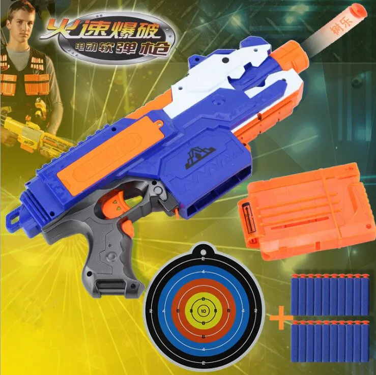 Электрические мягкие пули игрушка Клеевой пистолет для Nerf игрушка набор для Дартса для Nerf пистолет игрушки для детей мальчиков подарок пластиковые Пистолеты для стрельбы