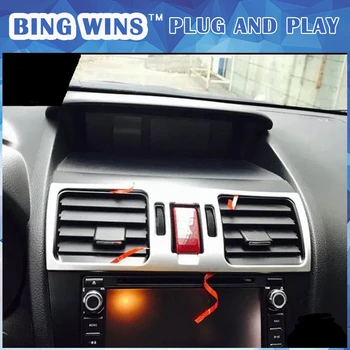 

Car-styling ABS Chrome Air Outlet covers Trim For Subaru XV 2012 - 2016 Interior Decorative Air Conditioning Outlet Cover Trim