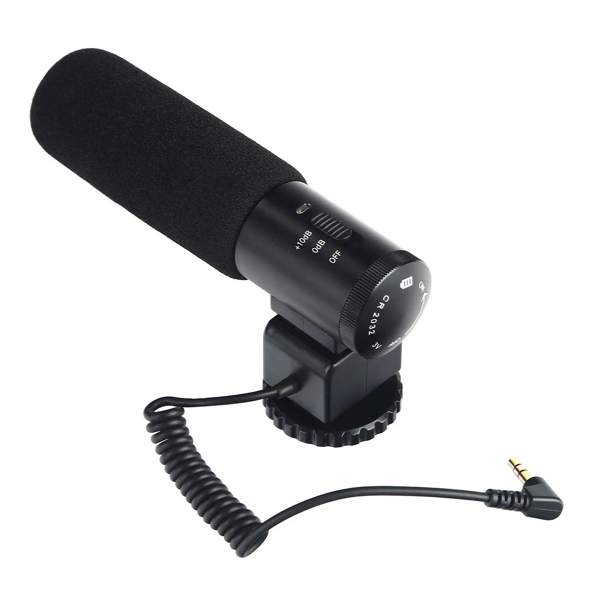 

Capacitive video microphone for digital SLR camera interview microphone condenser microphone