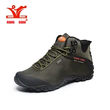 XIANGGUAN/брендовая походная обувь; альпинистские водонепроницаемые ботинки высокого качества для мужчин и женщин; походные кроссовки; цвет черный, армейский, зеленый; американские размеры 3-12