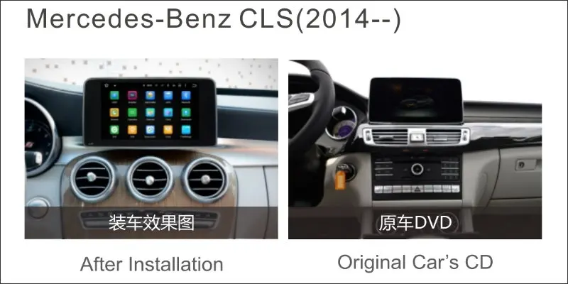 Top Liislee Android Multimedia For Mercedes Benz GLC / C / V Class 2015~2017 Radio Stereo CD DVD Player GPS Navi Navigation System 0