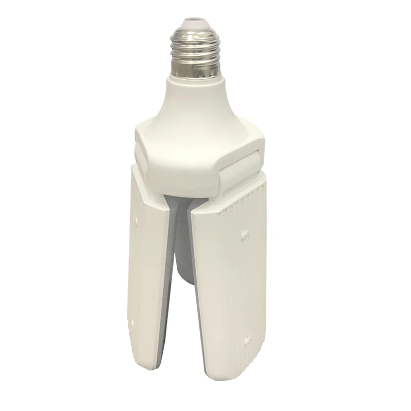 110V-220V 45W E27 LED Bulb Energy Saving Lights Bright Foldable Fan Blade Angle Adjustable Livingroom Ceiling Lamp CE