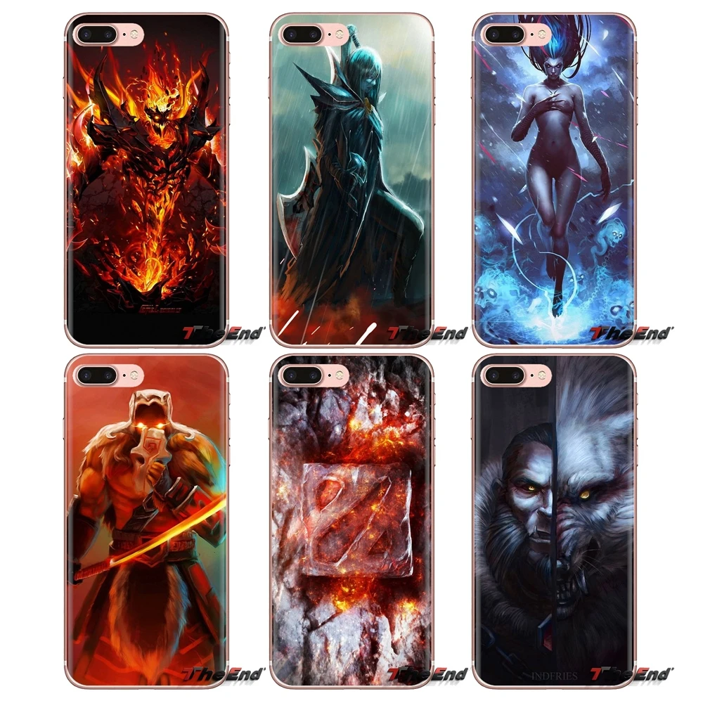 

axe pudge SK SG Wraith NS Dota 2 Transparent Soft Cases Cover For Samsung Galaxy A3 A5 A7 A9 A8 Star A6 Plus 2018 2015 2016 2017