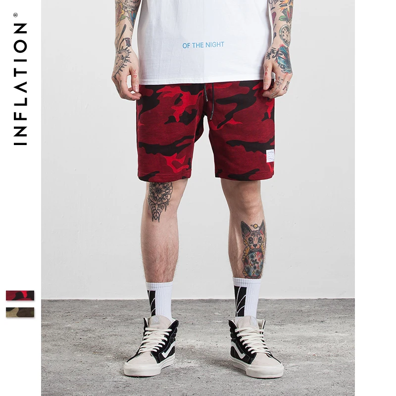 INFLATION 2017 Men's Hightstreet Casual Shorts Bamboo Cotton Men Summer