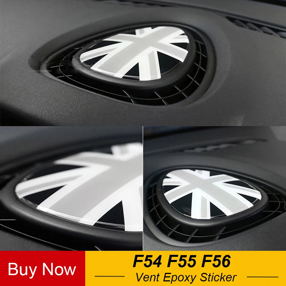 Наклейка для приборной панели A/C Vent Outlet 3D Crystal Union Jack эпоксидная наклейка