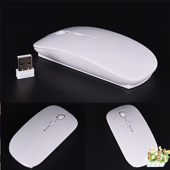 

USB Optical Wireless Computer Mouse 2.4G Receiver Super Slim Mouse For PC Laptop