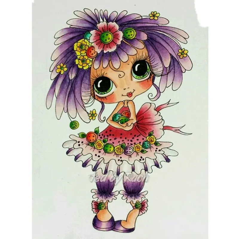 

Girl Transparent Clear stamps and metal cutting dies