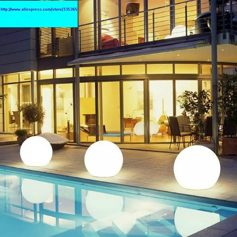 

PE Dia.500mm RGB rechargeable battery outdoor garden light floating on water led swimming pool lamp 2w with remote with charger