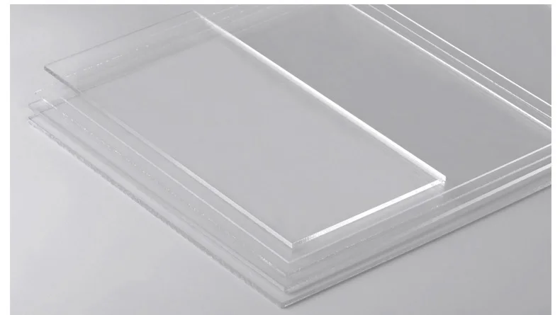 PVC Platte transparent 280mm x 450mm x 2mm 
