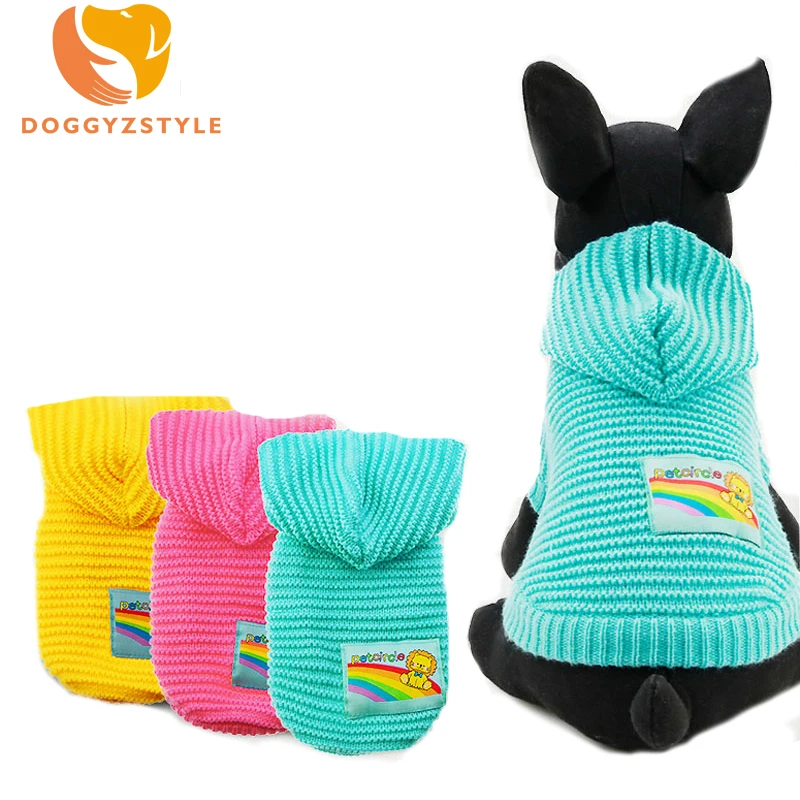 

Pet Sweater Clothes For Small Dogs Puppy Cat Knitting Pullover Clothing Chihuahua Winter Warm Coat Jacket Apparel DOGGYZSTYLE