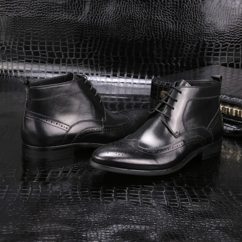 Oxford Mode Mariage brown Richelieu Souple Style Formelles Hommes Chaussures En Noir Affaires Britannique Black Sculpte Brun Cuir De Bottes Appartements zSVpUM