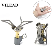 VILEAD Portable Folding Mini Camping Stove Outdoor Hiking Gas Stove Survival Furnace Stove 45 g 3000 W Pocket Picnic Cooking Gas VILEAD Portable Folding Mini Camping Stove Outdoor Hiking Gas Stove Survival Furnace Stove 45 g 3000 W Pocket Picnic Cooking Gas