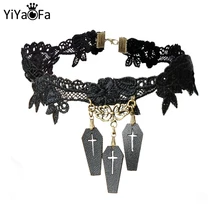YiYaoFa, панк колье, готическое ювелирное ожерелье, s& Кулоны, ложный воротник, массивное ожерелье для женщин, аксессуары JL-99