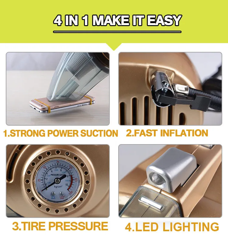 Vacuum Cleaner with inflator pump (5)