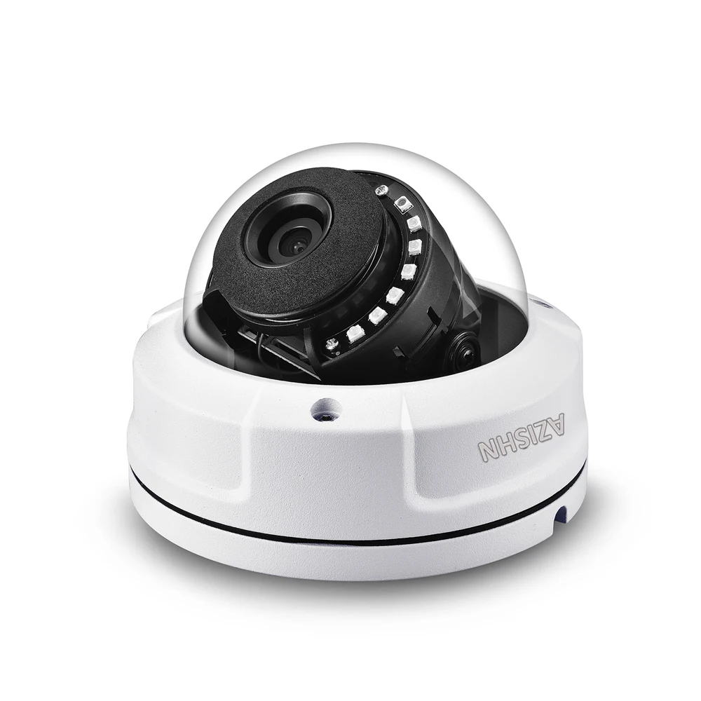 AZISHN Антивандальная H.265 ip камера 2 МП 4 25 кадров/с ONVIF 12IR IP66 металлическая