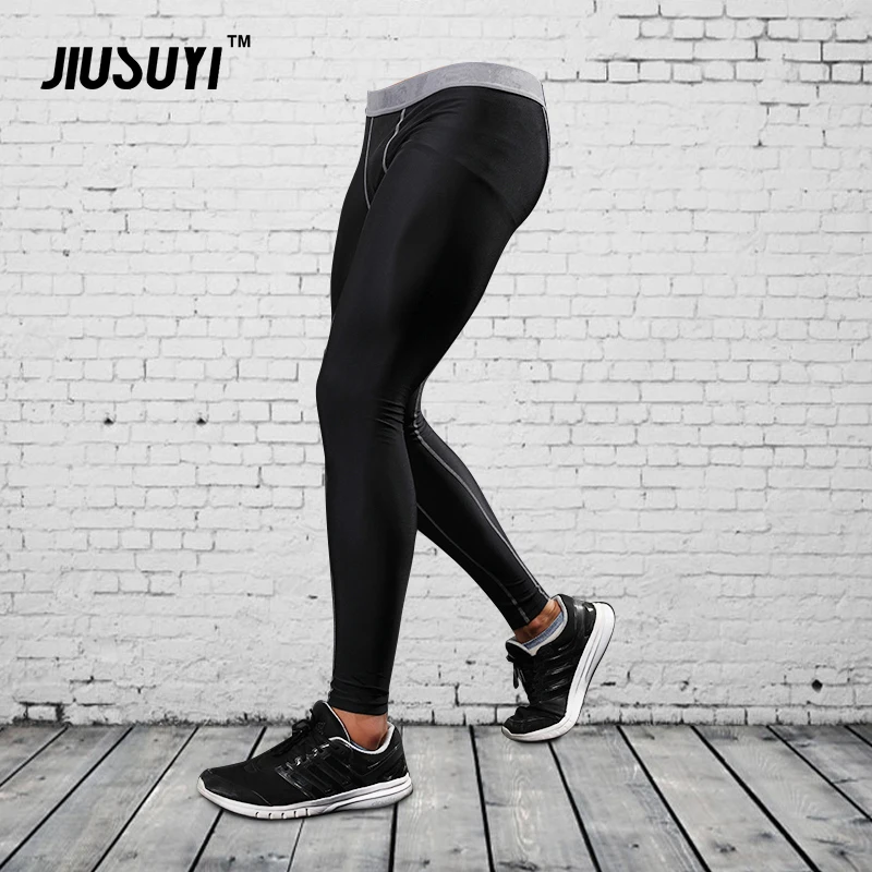 Black Compression Pants Elastic Tights Female Exercise Fitness Trousers