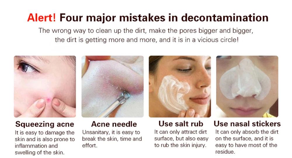 Pore Cleaner Blackhead Remover Electric Vacuum Suction Face Pimple Acne Comedone Extractor Facial Pores Cleaner Skin Care Tools 11
