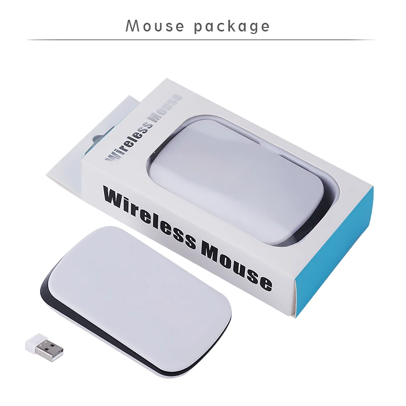 Сенсорный экран с дугой беспроводная мышь ультра тонкий USB 1200 Точек на дюйм оптический мини геймерская мышь Мыши сенсорное колесо для MacBook, ПК, ноутбук Тетрадь