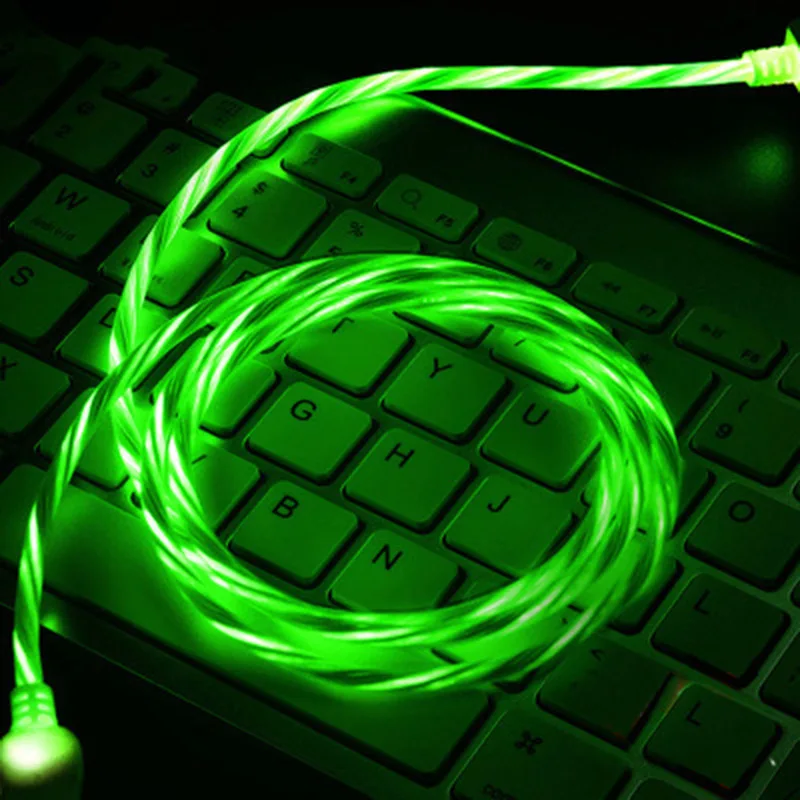 

LED Luminous Charging usb c type c Cable for Samsung Galaxy S9 S8 Plus USB C Fast Charging USB Charger Cable for One Plus 6 5t