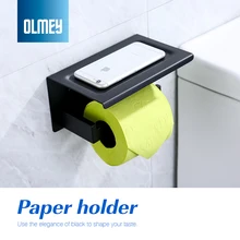 OLMEY Toilet Paper Holder Shelf SUS 304 Stainless Steel Bathroom font b Accessories b font Tissue