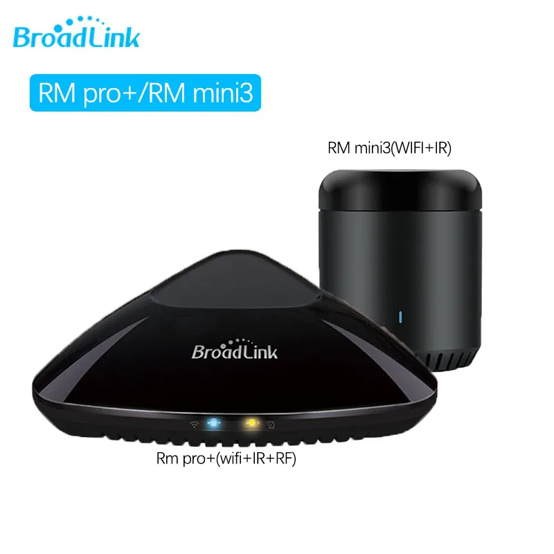 Broadlink RM Pro+/RM33 RM Mini3 ИК+ РЧ+ Wi-Fi Универсальный Интеллектуальный пульт дистанционного управления для Ios Android умный дом поддержка Alexa