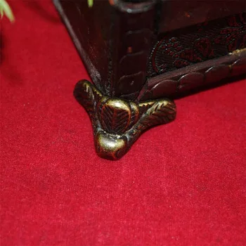 

29mmx17mm vintage metal box Feet Leggs decorative Chest Foot For Furniture Desk wooden Box Edge Cover