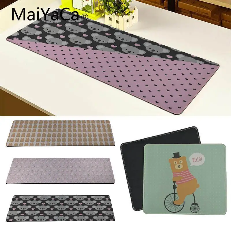 

MaiYaCa Hot Sales children girl Cute animal Bear rabbit pattern Silicone Pad to Mouse Game Large Mousepad Gaming Mouse Mice