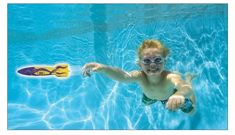 Детский бассейн игрушка погружения захватить игрушки бросить погружения бар обучения плавать аксессуары для тренировок для детей бассейн