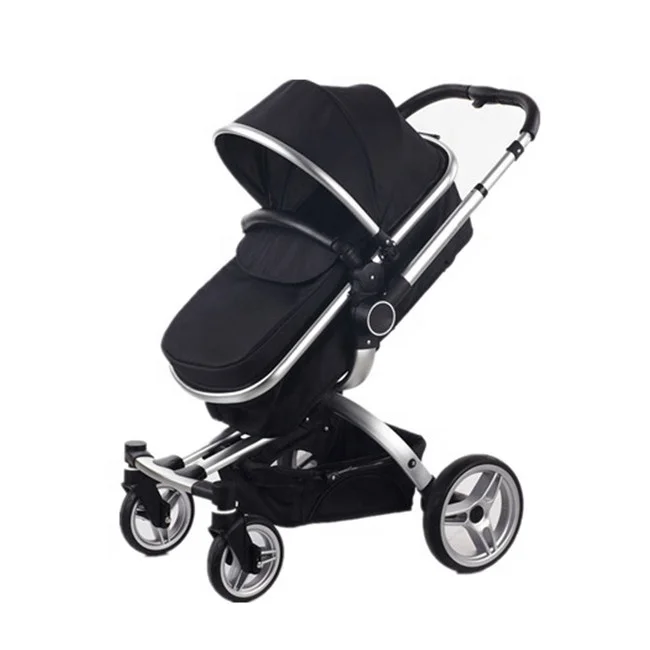  Certificate Deluxe Foldable Baby Pram / Baby Carriage / High Landscape Mother Baby Stroller 3 In 1 