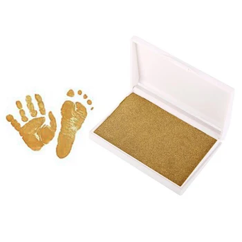 

Baby Handprint Footprint Non-Toxic Newborn Imprint Hand Inkpad Watermark Infant Souvenirs Casting Clay Toys Footprint Ink Pad