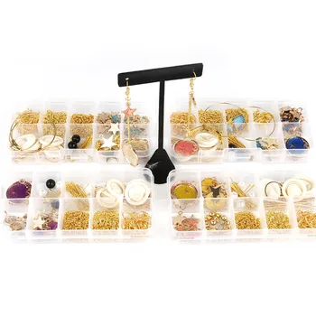 

Box Kit For Earring Making Oil Drop Universe Alloy Charms Boxed DIY Earrings Package Can Do 10 pairs Jewelry Findings Accessorie